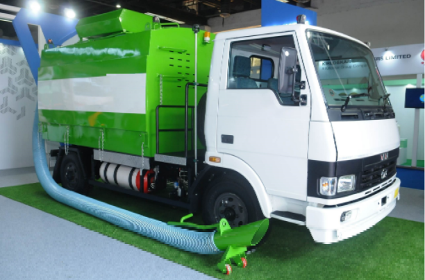 Dry and Wet Garbage Suction Machine